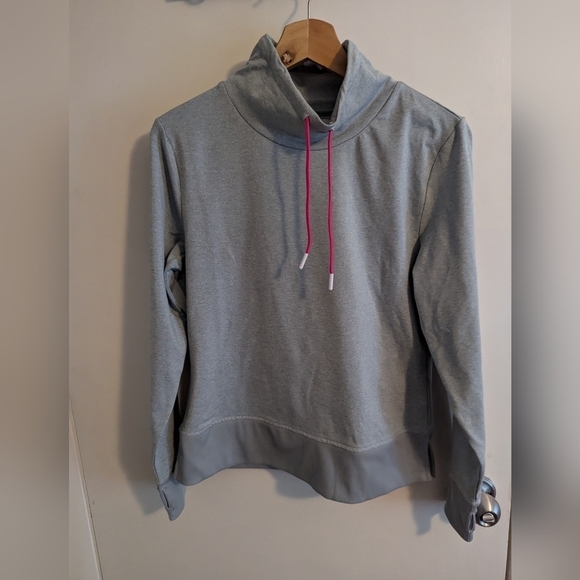 FootJoy Jackets & Blazers - Footjoy Womens Pullover Gray Golf Mock Neck Long Sleeve Size XS Logo
